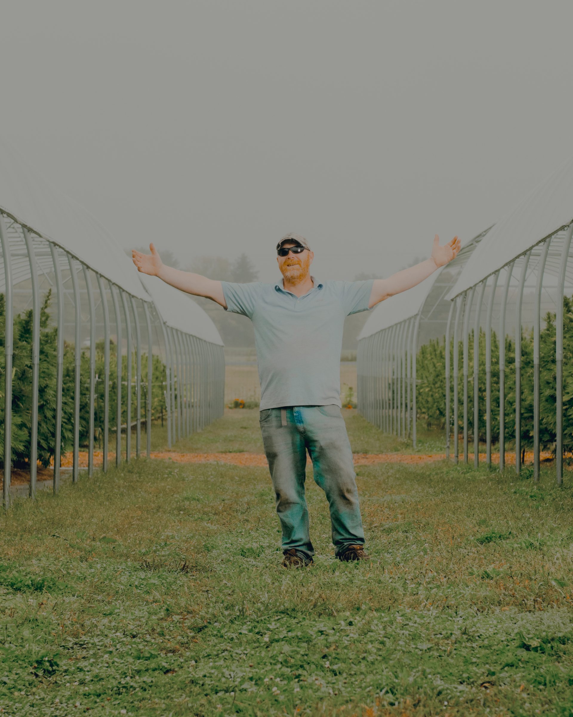 In the hoop house